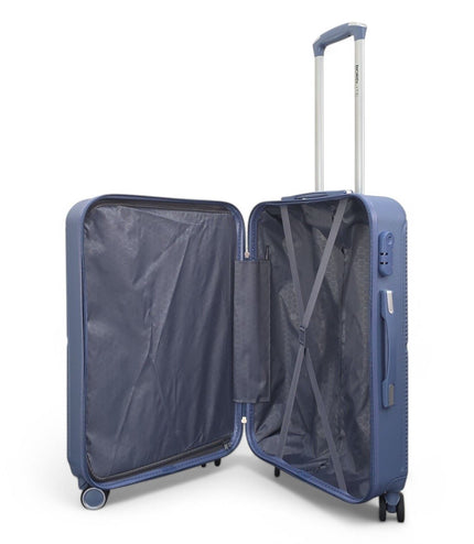 Seto Large Hard Shell Suitcase in Light Blue