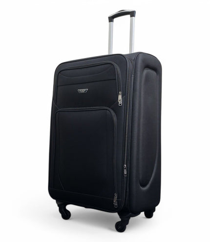 Nagoya Large Soft Shell Suitcase in Black