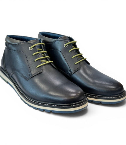 Pikolinos Men's Brown Leather Lace-Up Ankle Smart Boots - Berna