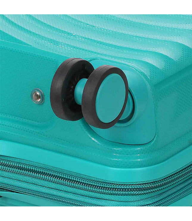 Balranald Cabin Hard Shell Suitcase in Aqua Blue