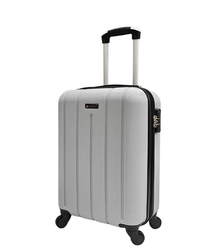 Coalville Cabin Hard Shell Suitcase in Silver