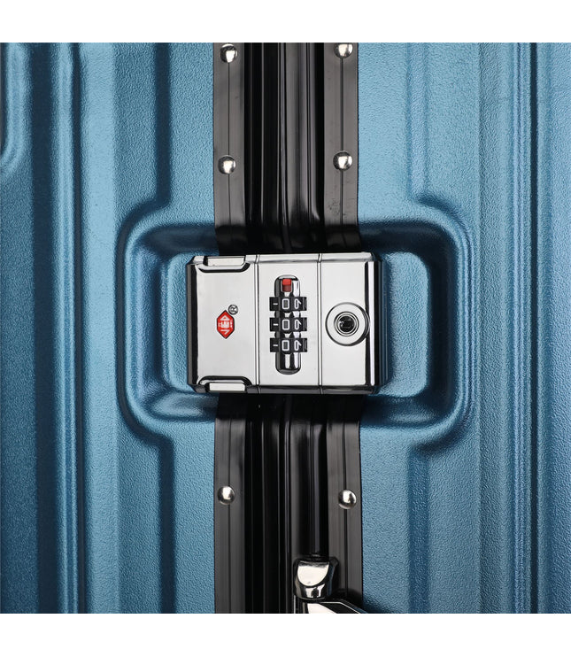Airdrie Set of 3 Hard Shell Suitcase in Blue