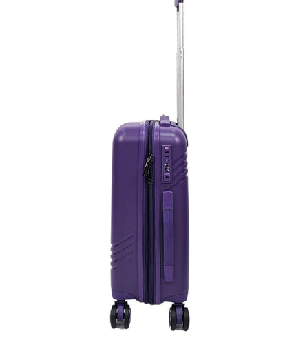 Camborne Cabin Hard Shell Suitcase in Purple