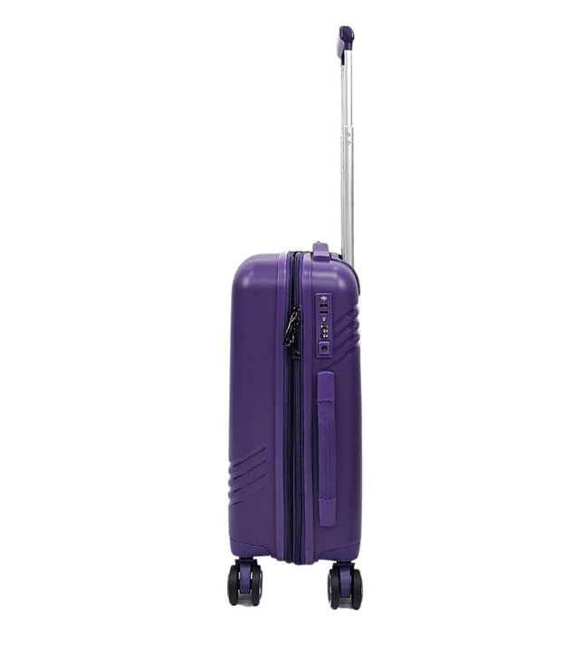 Camborne Cabin Hard Shell Suitcase in Purple