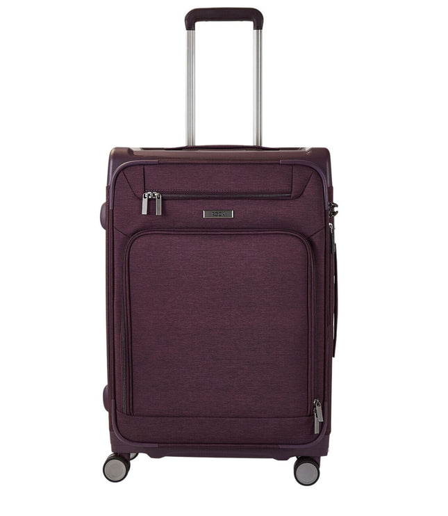 Amesbury Medium Soft Shell Suitcase in Purple