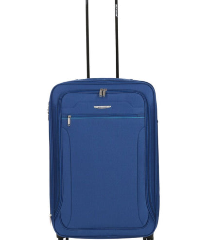 Cinderford Medium Soft Shell Suitcase in Blue