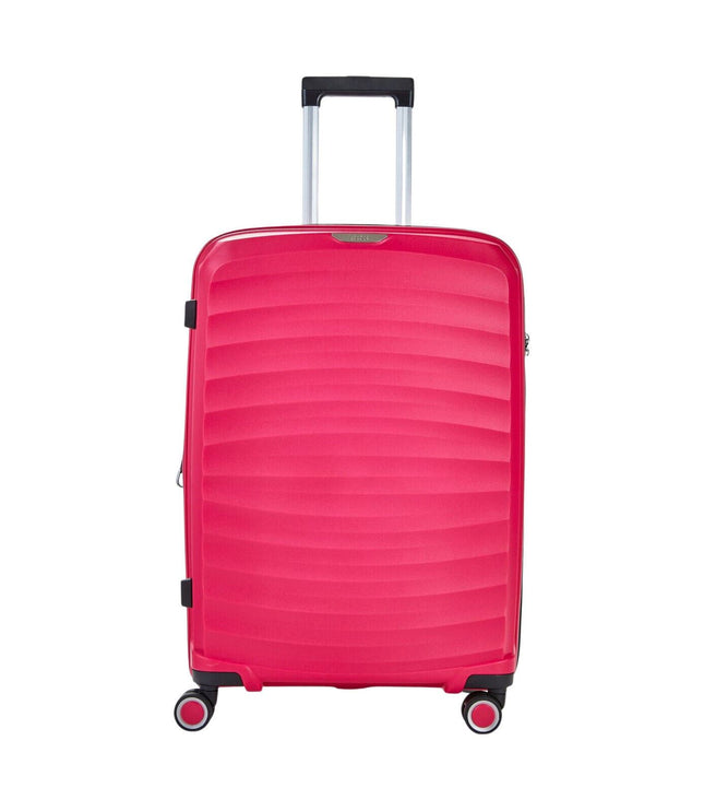 Alton Medium Hard Shell Suitcase in Pink