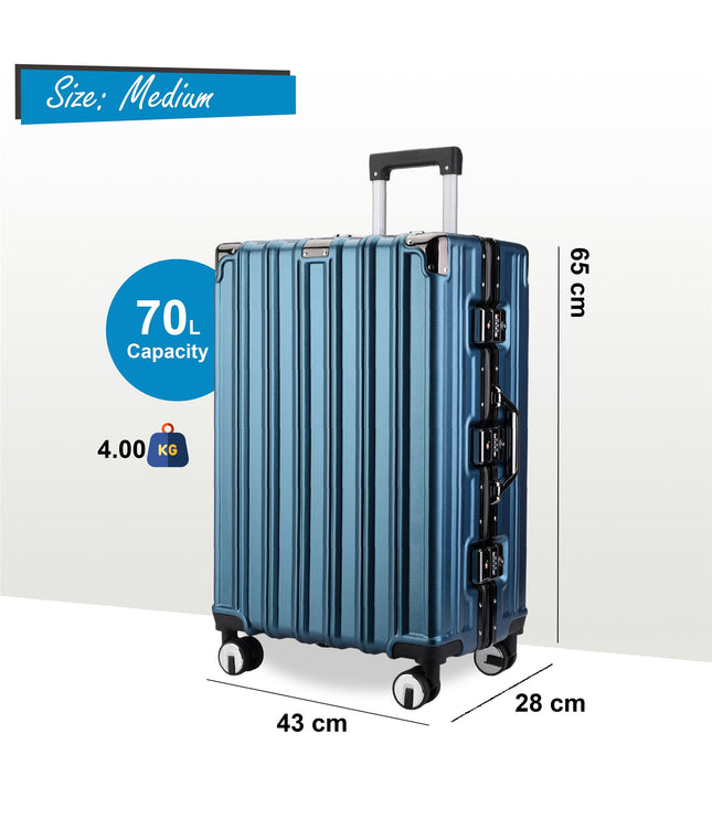 Airdrie Medium Hard Shell Suitcase in Blue