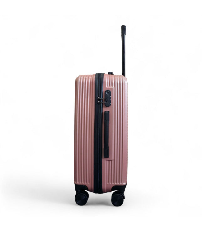 Junee Medium Hard Shell Suitcase in Rose Gold