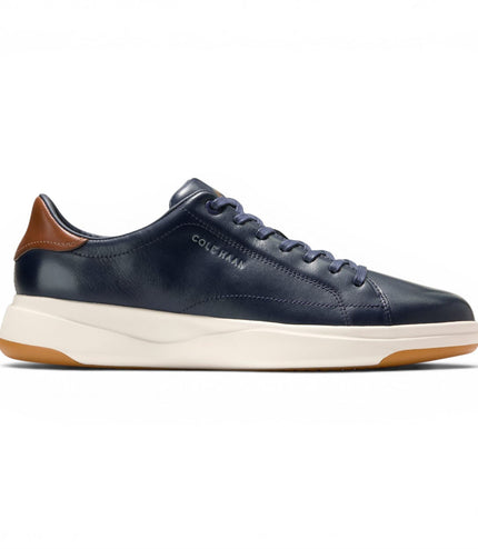 Cole Haan Men's GrandPro Luxe Mile Trainer Blue Leather Sneakers - C42754