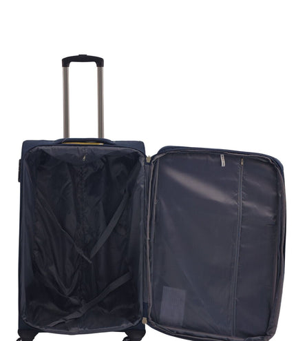 Andover Medium Soft Shell Suitcase in Navy