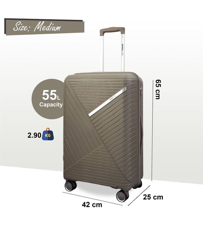 Chita Medium Hard Shell Suitcase in Flesh