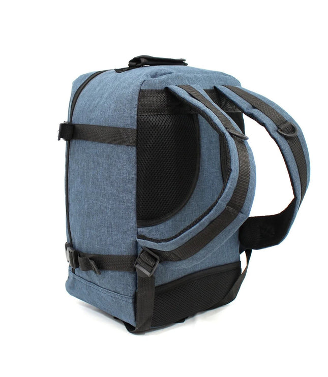 Rucksack Backpack 40x20 x25 cm Underseat Travel Cabin Bag for Easy Jet, Ryanair navy