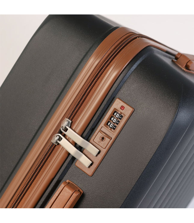 Corowa Cabin Hard Shell Suitcase in Black