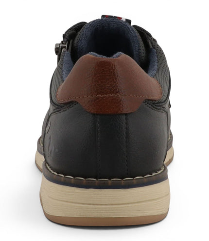 Mustang Men's Dark Grey Faux Leather Casual Outdoor Shoes - M0031004