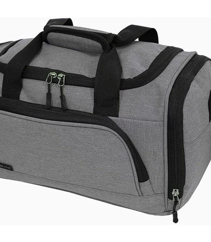 Holdall Carry On 40x 20 x25cm Under-seat Travel Duffel Bag for Ryanair, Easy Jet Grey