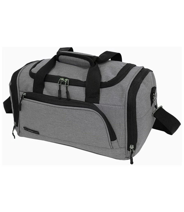 Holdall Carry On 40x 20 x25cm Under-seat Travel Duffel Bag for Ryanair, Easy Jet Grey