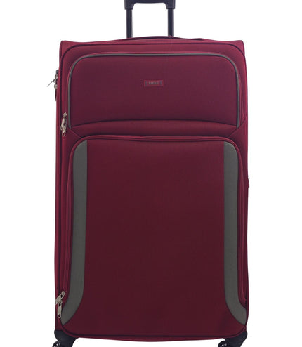 Arundel Extra Large Soft Shell Suitcase in Burgundy