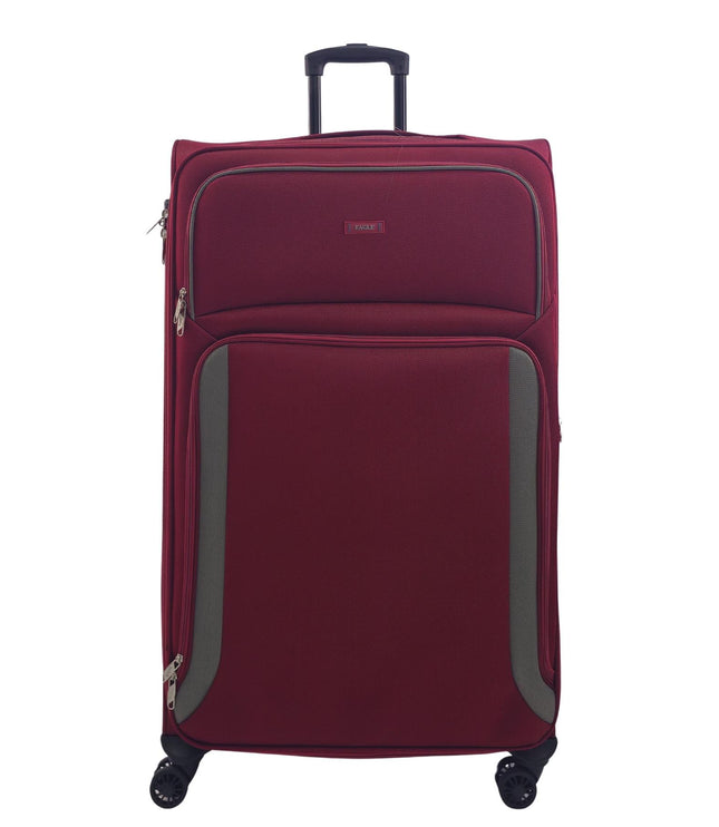 Arundel Extra Large Soft Shell Suitcase in Burgundy