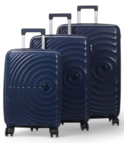 Balranald Set of 3 Hard Shell Suitcase in Dark Blue