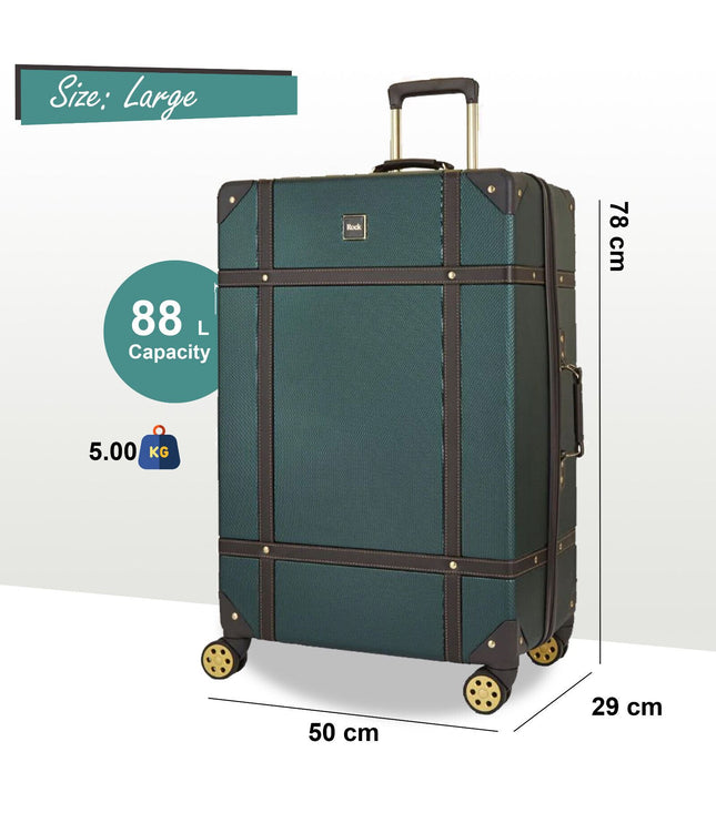 Alston Large Hard Shell Suitcase in Green