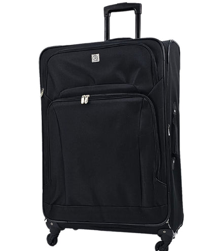 Corsham Large Soft Shell Suitcase in Black