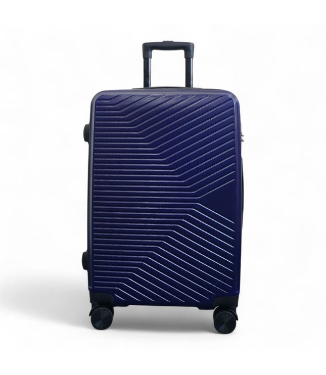 Junee Medium Hard Shell Suitcase in Navy Blue