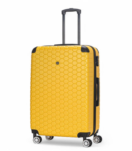 Noda Large Hard Shell Suitcase in Yellow