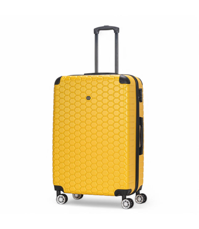 Noda Large Hard Shell Suitcase in Yellow