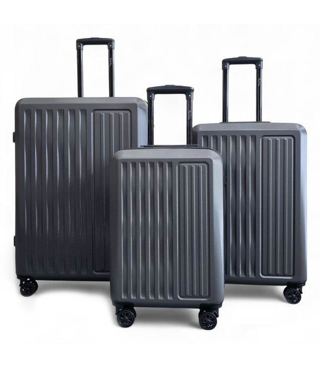 Croydon Set of 3 Hard Shell Suitcase in Grey