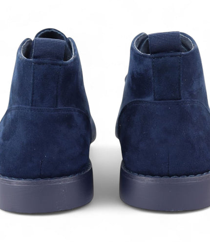 Men's Navy Premium Desert Style Suede Chukka Boots