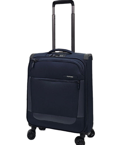 Bourne Cabin Soft Shell Suitcase in Navy