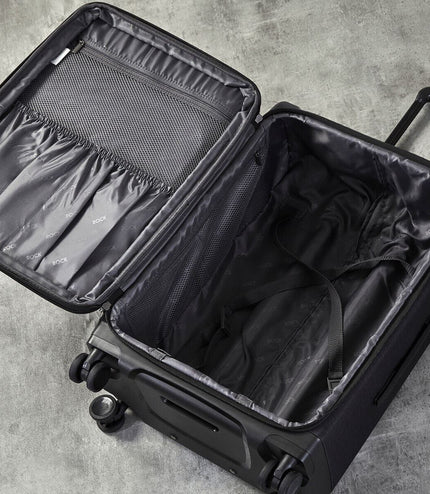 Amesbury Medium Soft Shell Suitcase in Black