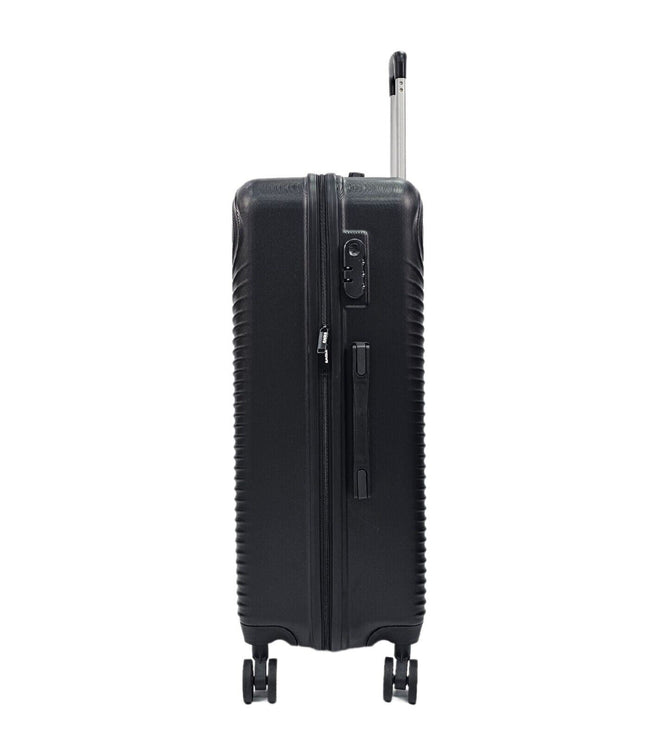 Chorley Large Hard Shell Suitcase in Black