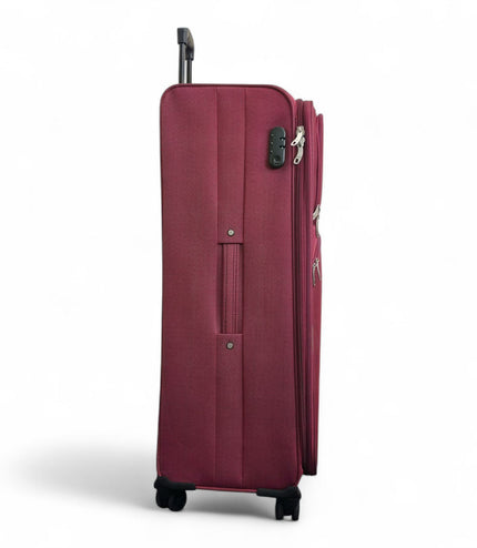 Gosford X-Large Soft Shell Suitcase in Burgundy Red