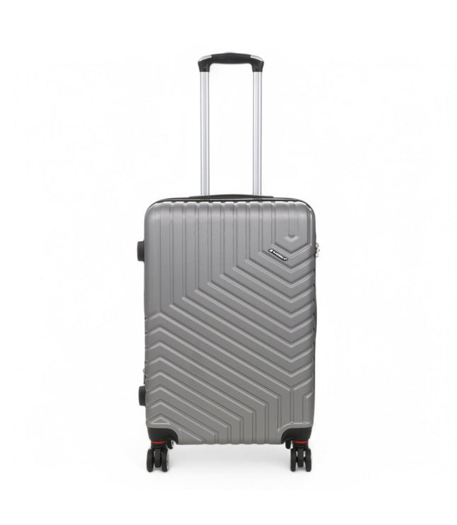 Bega Medium Hard Shell Suitcase in Silver