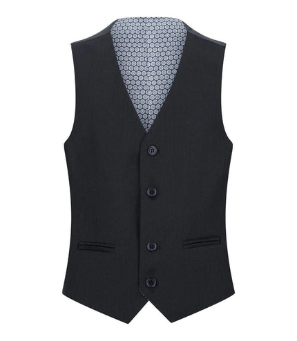 Boys 5 Piece Black Classic Suit