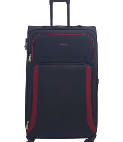 Arundel Large Soft Shell Suitcase in Black