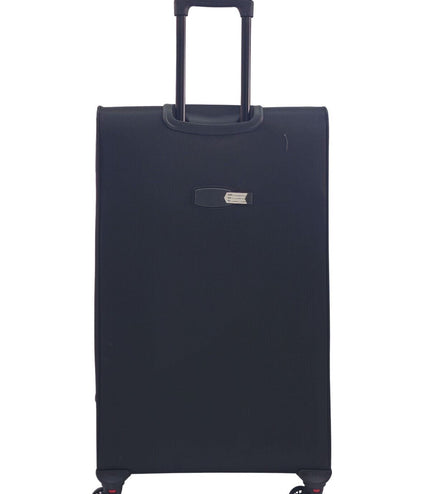 Arundel Large Soft Shell Suitcase in Black