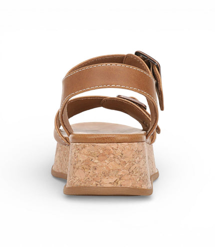 Blowfish Malibu Women’s Tan Faux Leather Platform Sandals - Magical
