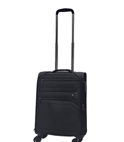 Corby Cabin Soft Shell Suitcase in Black