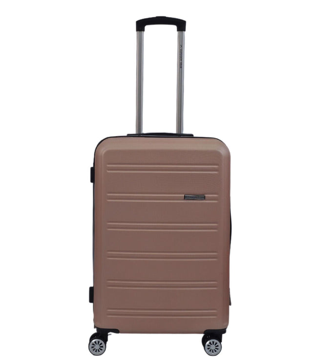 Alford Medium Hard Shell Suitcase in Rose Gold