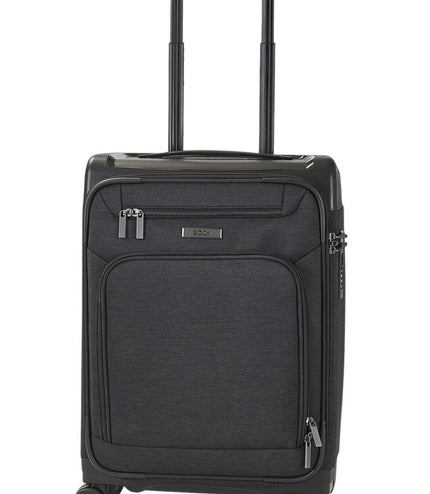 Amesbury Cabin Soft Shell Suitcase in Black