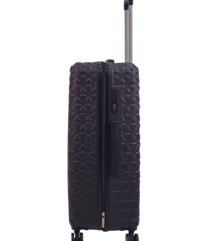 Adlington Large Hard Shell Suitcase in Black