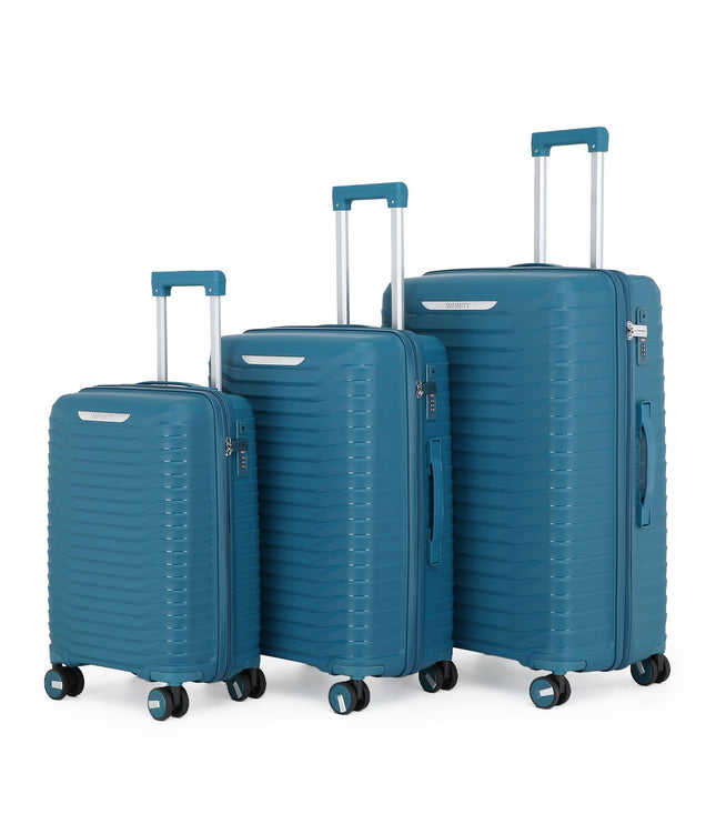 Burnaby Set of 3 Hard Shell Suitcase in Blue