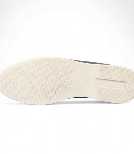 Men's Durable Grey Slip-On Loafers with Cushioned Insole