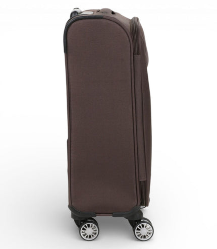 Carrollton Cabin Soft Shell Suitcase in Brown