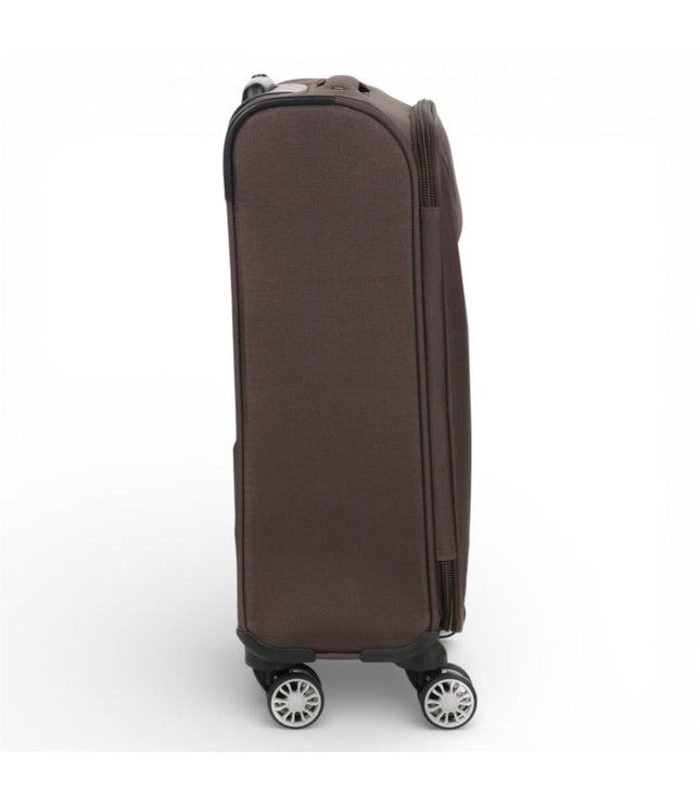 Carrollton Cabin Soft Shell Suitcase in Brown