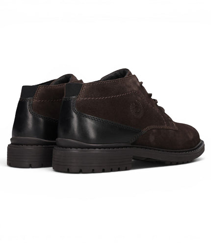 Bugatti Mens Dark Brown Suede Leather Lace-up Desert Ankle Boots - Lota