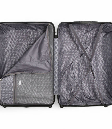 Corowa Large Hard Shell Suitcase in Black